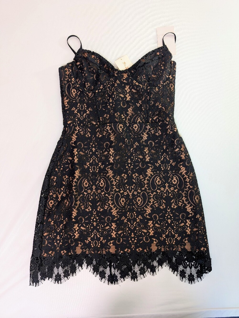 NWT For Love and Lemons Vika Lace Mini Dress